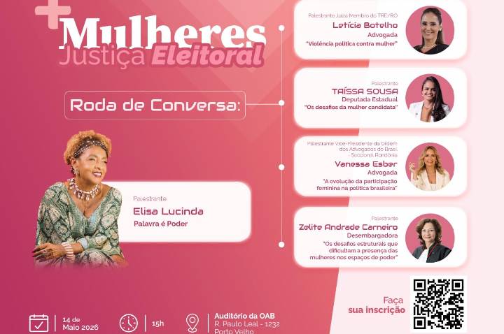 Assembleia debate participação feminina na política em evento do TRE
