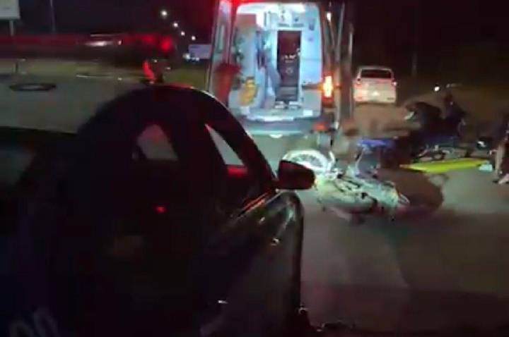 Desvio de buraco termina em grave acidente com motociclista na capital