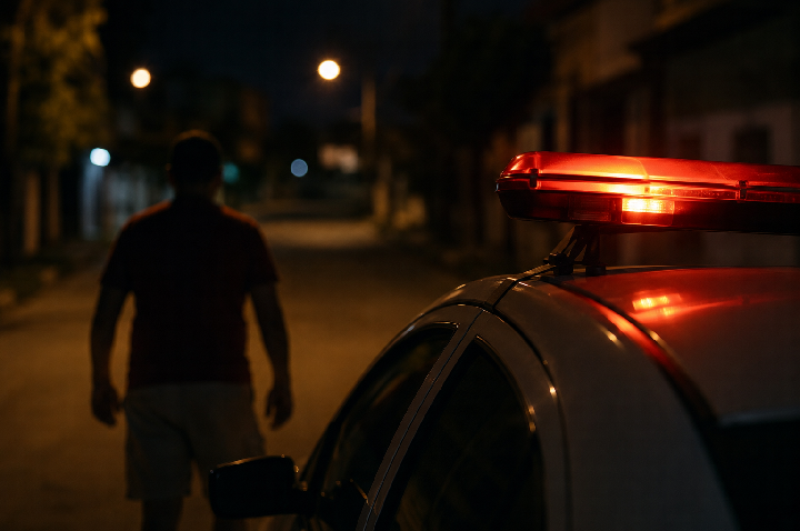 Homem é conduzido à delegacia após denúncia de ato obsceno em via pública
