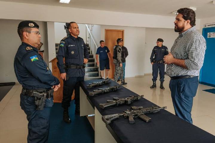 Jean Oliveira destina emenda para aquisição de armamento e reforço da segurança pública em RO