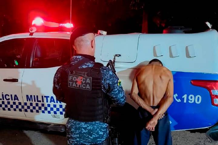 JI-PARANÁ – FORAGIDO COM PENA DE 27 ANOS A CUMPRIR É RECAPTURADO PELA POLÍCIA MILITAR