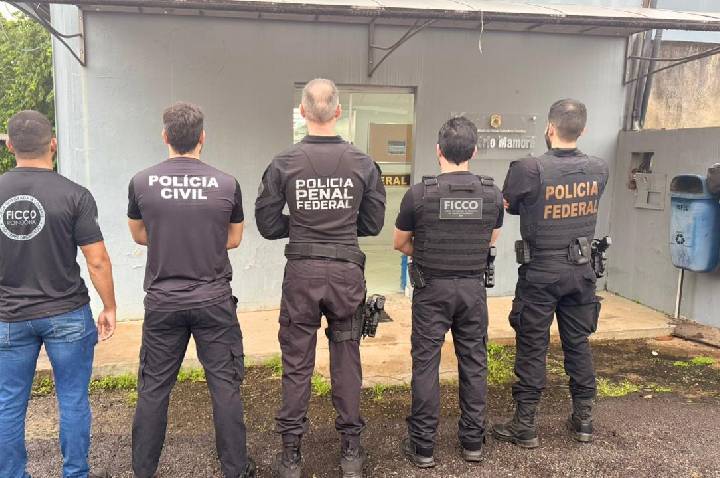 Lideranças de organização criminosa no sistema prisional de Rondônia são alvos de operação da Polícia Federal