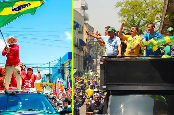 Lula faz comício em Natal e Flávio participa de moto-carreata no Rio  