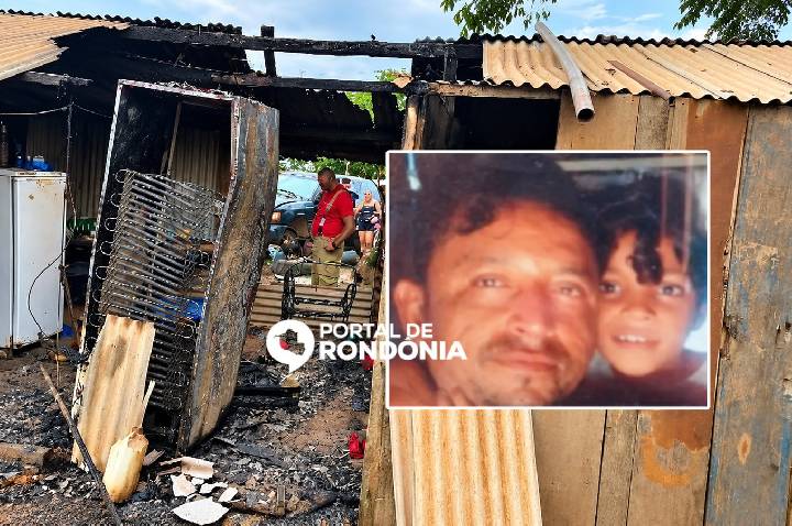 Pai e filha morrem queimados dentro de casa após queda de raio em Porto Velho