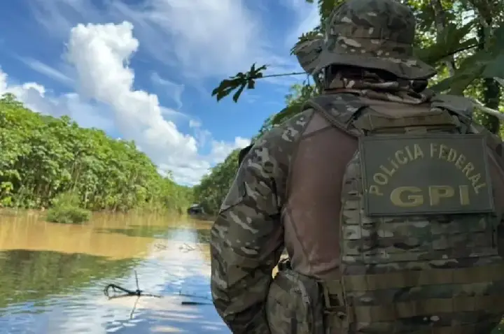 PF e IBAMA deflagram operação Iterum III contra o garimpo ilegal no Rio Madeira