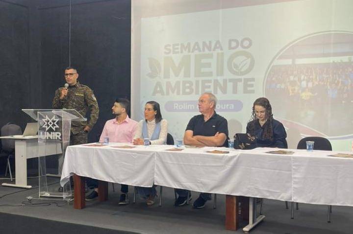 Polícia Ambiental participa de palestra da Semana do Meio Ambiente na UNIR e reforça conscientização sobre queimadas e preservação ambiental