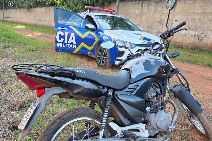 Polícia Militar recupera motocicleta com registro de furto em Porto Velho