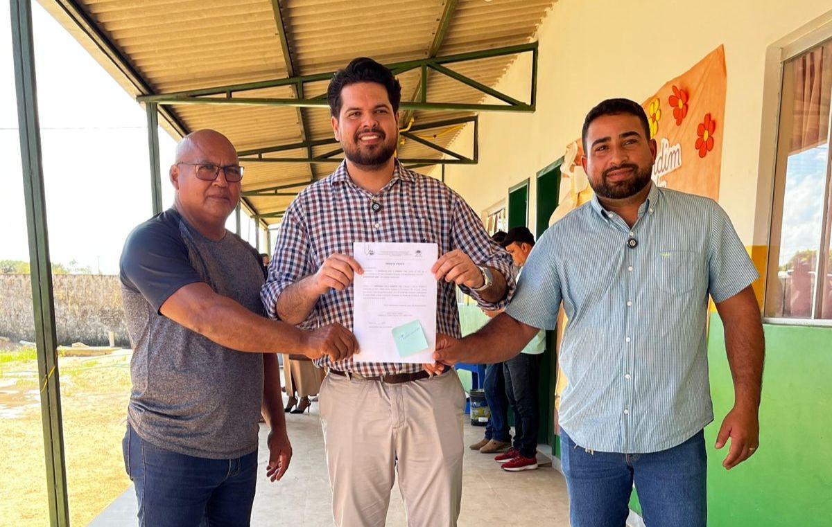 Jean Oliveira destina mais de R$ 1 milhão para Escola Mário Covas no distrito de Vila Nova Samuel, em Candeias do Jamari