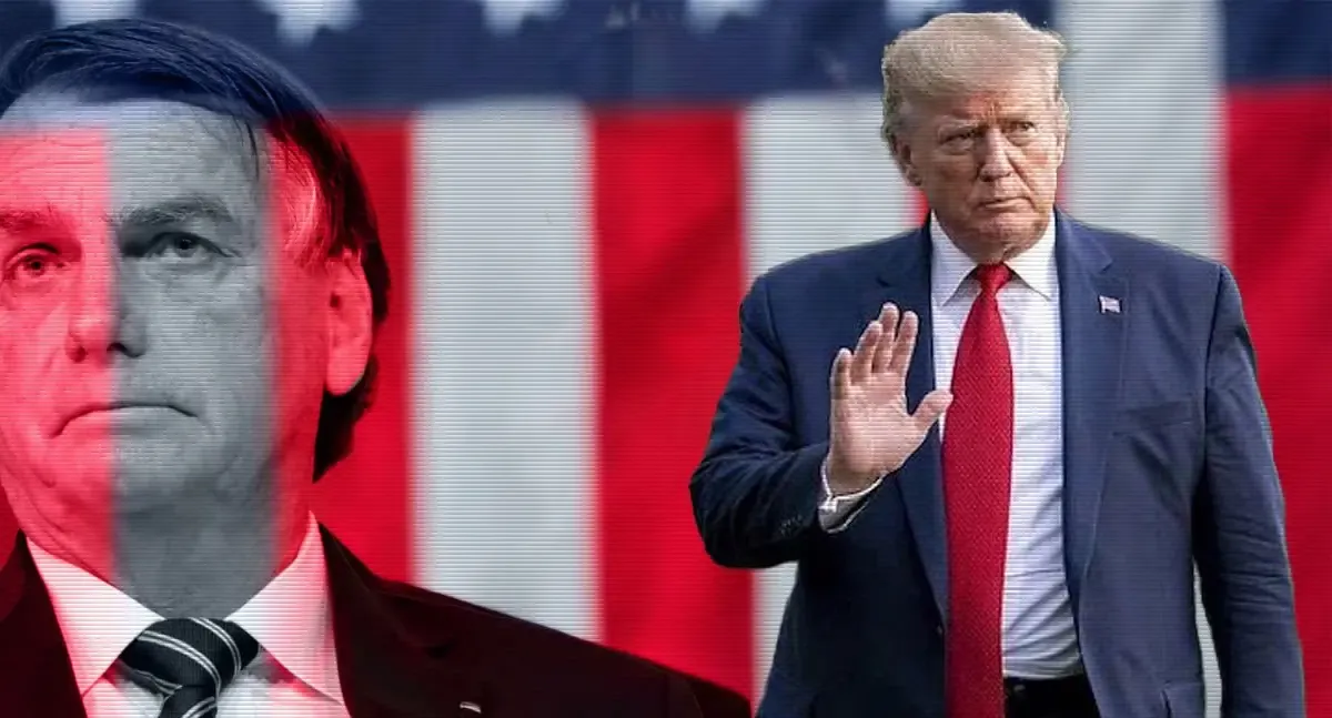 Trump afirma que Bolsonaro é alvo de “caça às bruxas” no Brasil