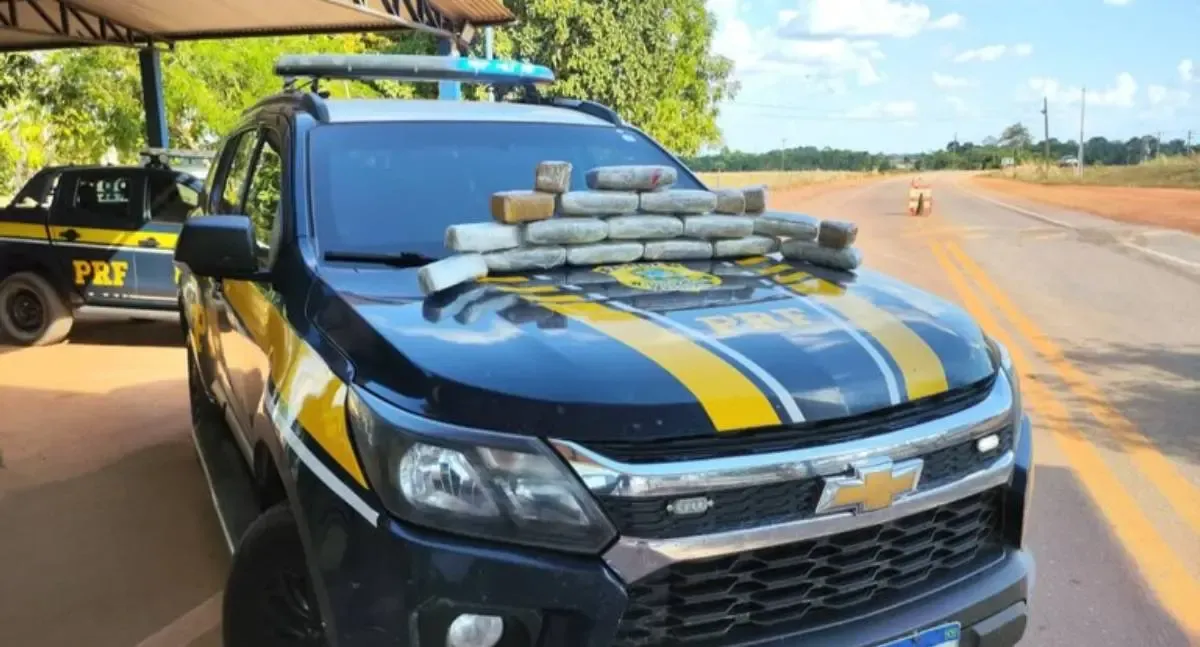 PRF em Rondônia apreende quase 14 kg de maconha com apoio do BPFRON