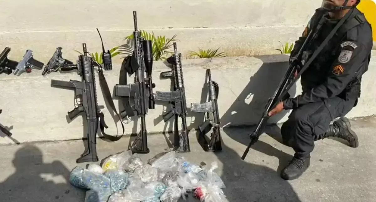 PM apreendeu fuzis este ano em ações contra o crime organizado
