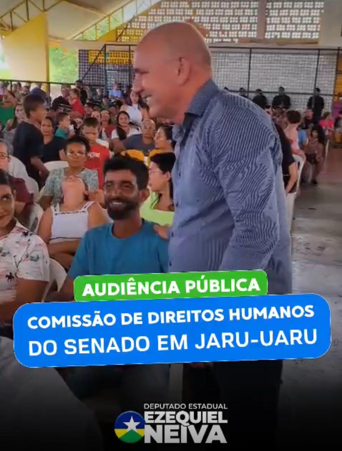 Ezequiel Neiva reforça luta contra possível remoção de famílias de áreas rurais em Jaru