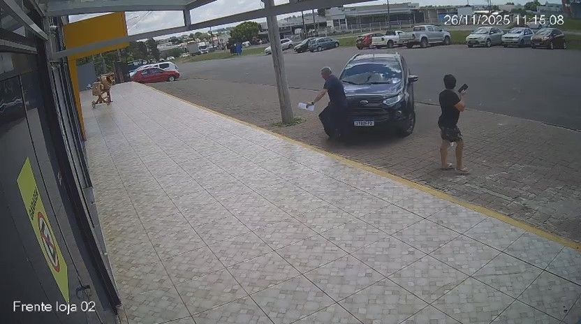 Homem atropela e atira contra PM após esposa denunciar violência doméstica