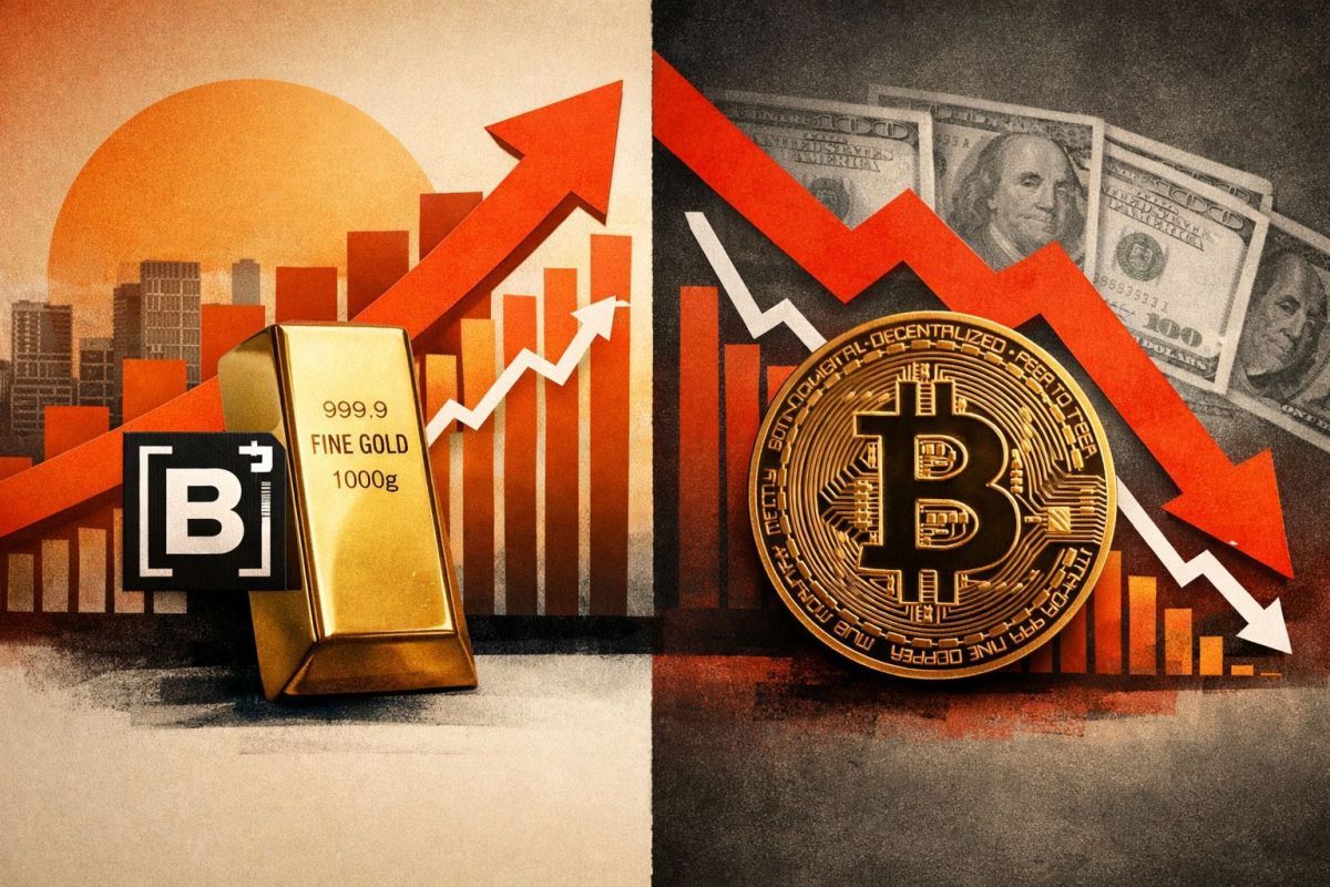 Ouro e Ibovespa lideram valorização em 2025; bitcoin fica na lanterna