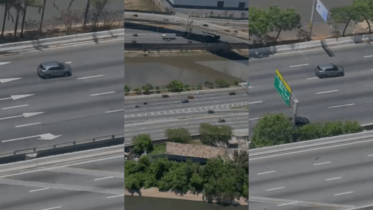 Três são presos após perseguição na Marginal Tietê; um estava em “saidinha”