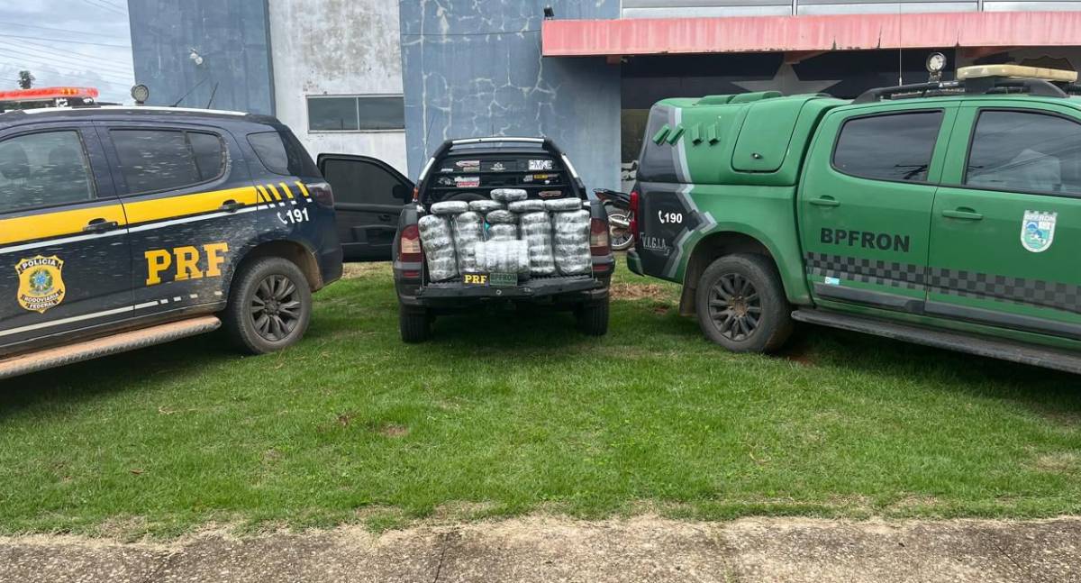Ação integrada apreende mais de 42 kg de droga e prende quatro em RO