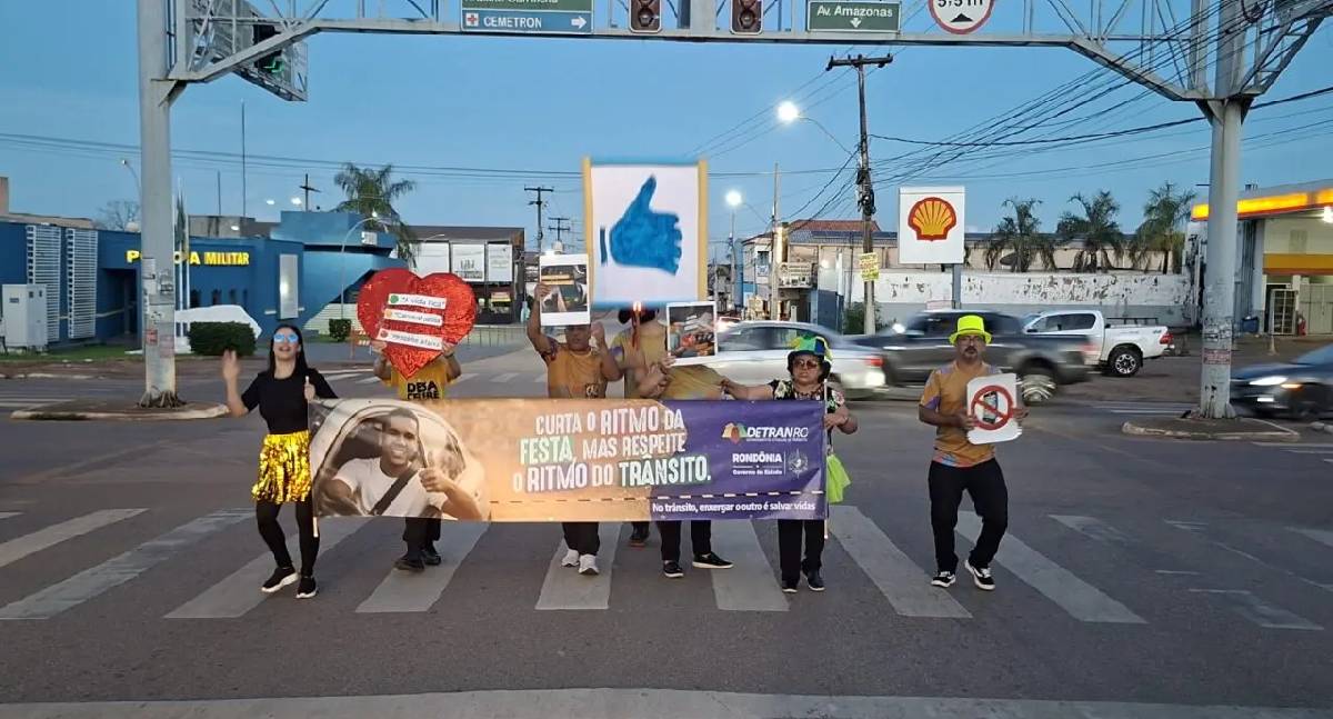 Campanha “Carnaval Seguro” intensifica ações de trânsito em Rondônia