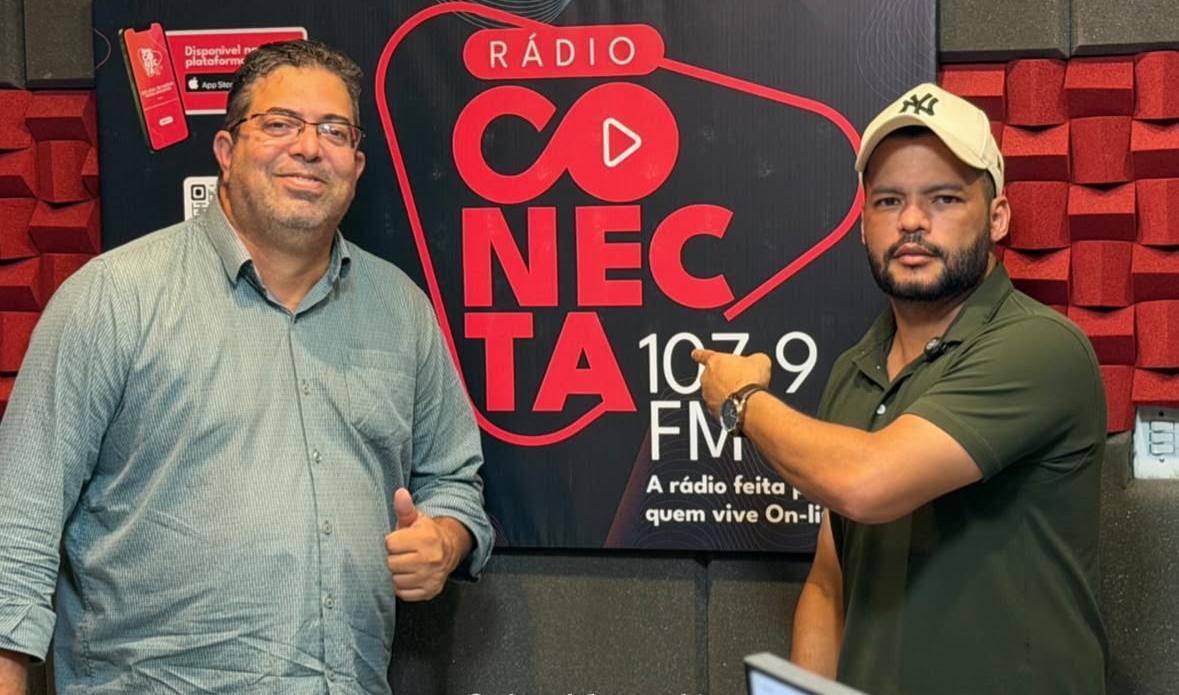 Deputado Edevaldo Neves destaca fortalecimento do esporte durante entrevista na Rádio Conecta 107.9 FM