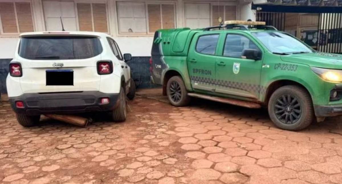 Homem é preso após perseguição em tentativa de levar carro à Bolívia