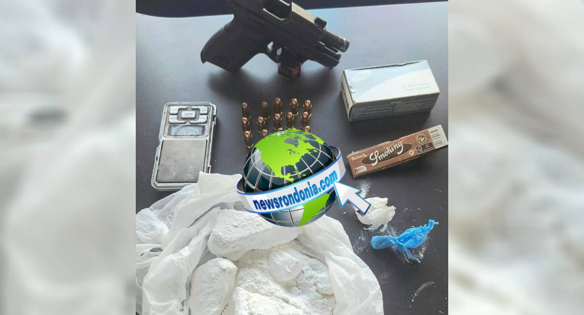 PM apreende arma e droga em Itapuã do Oeste