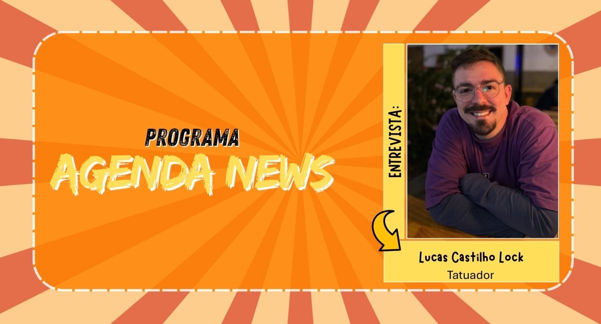 Agenda News : Lucas Castilho Lock conta histórias que viram tatuagem