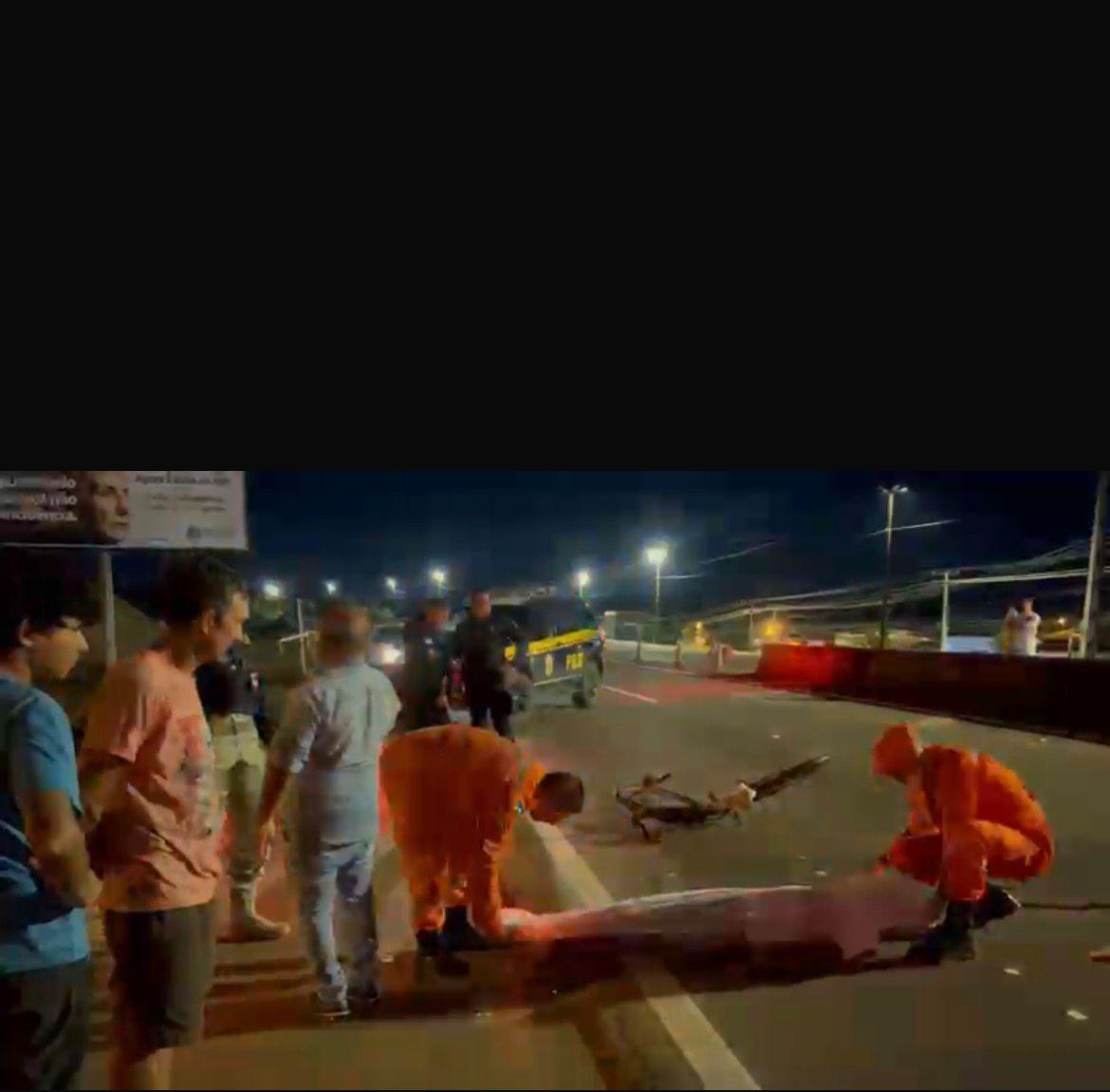 Idoso morre atropelado por moto na Br-364