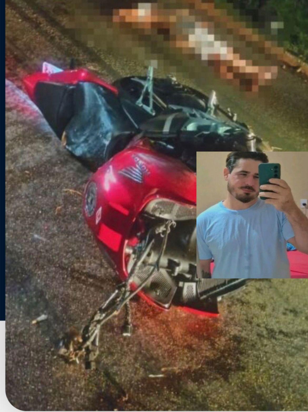 Jovem empreário  morre após perder controle de moto e bater em poste em Porto Velho