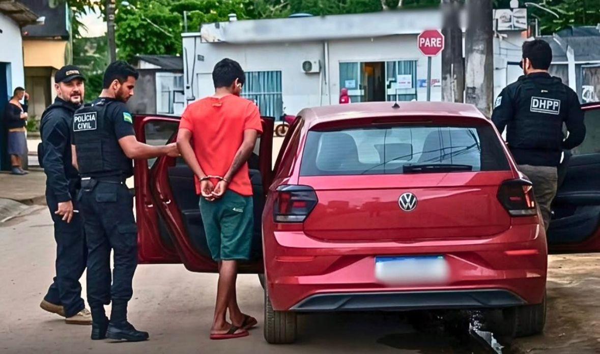 Polícia Civil prende suspeito de pilotar moto em execução que matou jovem no bairro Nacional