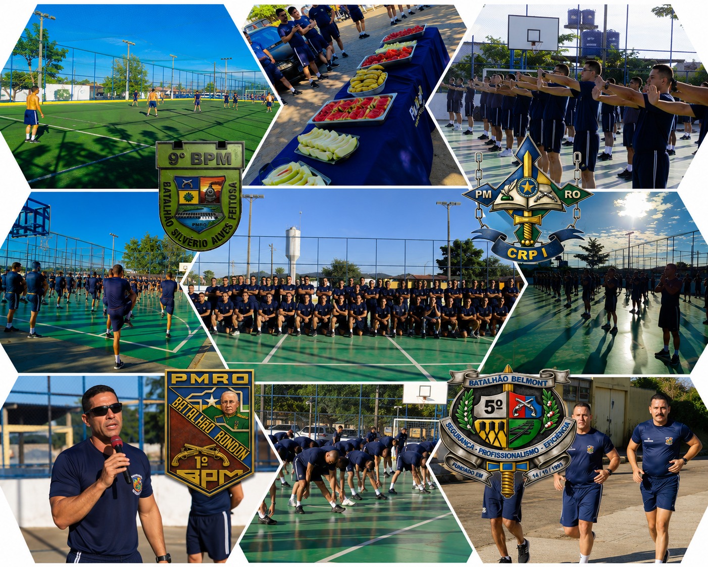 9º BPM coordena Treinamento Físico Militar Integrado com unidades do CRP-I